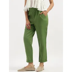 United Colors of Benetton Women Straight Fit High-Rise Trousers-picture-27