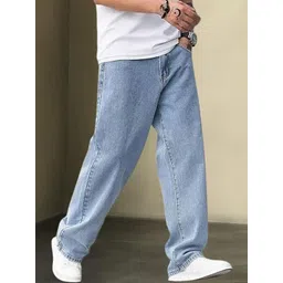 UNITED DENIM Men Loose Mid-Rise Light Fade Stretchable Jeans-picture-28