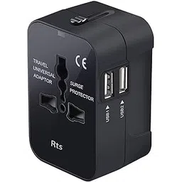 Universal Travel Adapter with 20W Type C PD & 18W USB-A Output Port, All in One International Travel Fast Charging Adapter, Suitable for 200+ Countries US,UK,EU,AUS,Etc(Multi)-picture-35