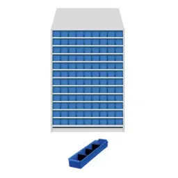 Universal UMASU11 White & Blue 13 Shelves 108 Bins Storage Rack-picture-38