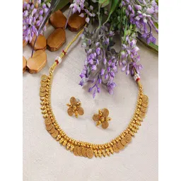 UNIVERSITY TRENDZ Gold-Plated Coin Jewellery Set-picture-40