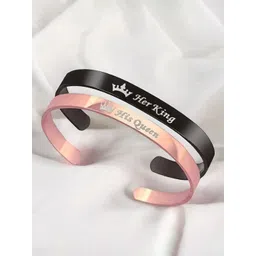 UNIVERSITY TRENDZ Men 2 Leather Antique Cuff Bracelet-picture-20