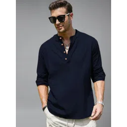 univibe Men Solid Daily Cotton Straight Kurta-picture-25