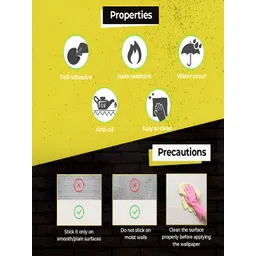 Univocean Beige & White Butterfly Self Adhesive Waterproof Removable 3D Wallpaper image 3