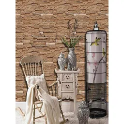 Univocean Brown Self Adhesive Brick Wallpaper-picture-25