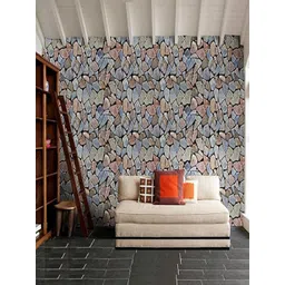 Univocean Grey 3D Pebbles Stone Brick Self Adhesive Wallpaper-picture-34