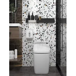 Univocean White & Grey Abstract Self Adhesive Waterproof Removable 3D-Wallpaper-picture-36