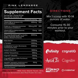 Unmatched BH2K Pre-Workout,  0.89 lb  Pink Lemonade  image 3