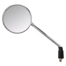 Uno Minda Shatterproof Glass Rear View Mirror (Chrome Finish) - Right Hand for Royal Enfield Classic (RV-6002R)-picture-39