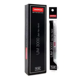 UNOMAX Um 5000 Ball Pen Refill Blue Ink Color (Pack of 10)-picture-10