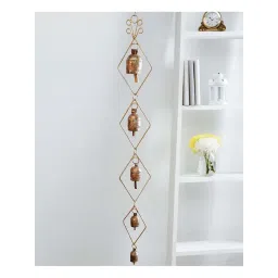 Unravel India Golden Copper Windchime - Set of 1-picture-32