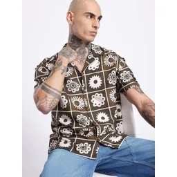 UNRL Floral Printed Relaxed Fit Casual Shirt-picture-36