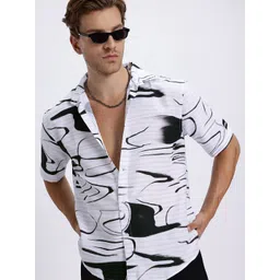 UNRL Men Abstract Printed Casual Shirt-picture-21