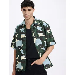 UNRL Men Abstract Printed Casual Shirt-picture-23