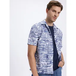 UNRL Men Striped Printed Casual Shirt-picture-23