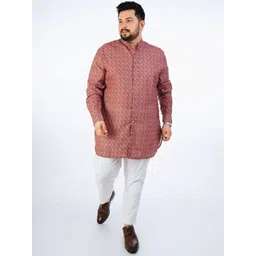 UNSIZED Men Paisley Printed Thread Work Kurta-picture-16