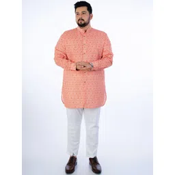 UNSIZED Men Paisley Printed Thread Work Kurta-picture-18