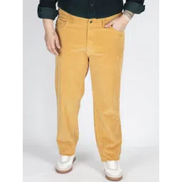 UNSIZED Men Slim Fit Corduroy Trousers-picture-31