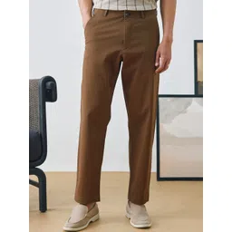 UNSTD Men Classic Relaxed Fit Mid-Rise Cotton Chinos-picture-26