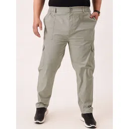 UNSTD Men Mid Rise Easy Wash Cargos Trousers-picture-14