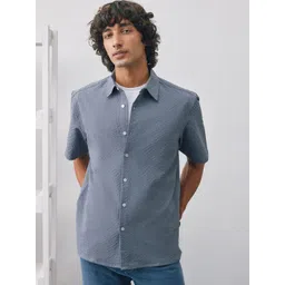 UNSTD Men Solid Regular Fit Casual Cotton Shirts-picture-13