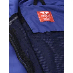 UNSULLY Men Blue Windcheater Sporty Jacket with Embroidered image 4