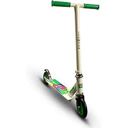UONE KINS Unisex Kids' Kick Scooter || 120mm Wheels, Aluminum Alloy Handle & Base || Adjustable 3 Level Height & Weight Capacity 75 kgs with Brakes (Green)-picture-10