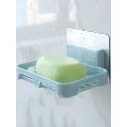 upkaranwale Blue Solid Plastic Soap Dish-image-5