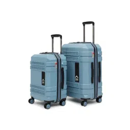 Uppercase Blue Hard Cabin Trolley Bag Small And Medium-picture-32