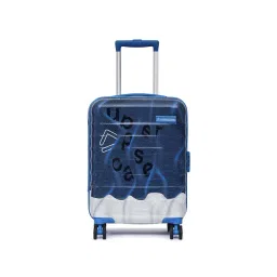 Uppercase Ripple Blue 8 Wheel Small Hard Cabin Trolley Bag - 40 cm-picture-46