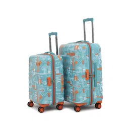 uppercase Set Of 2 Printed Hard-Sided Trolley Bag-picture-15