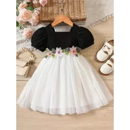 UPTREND VESTURE Girls Black Polyester Dresses-picture-54