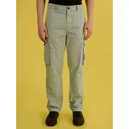 URA STREET Men Classic Straight Fit Cargos Trousers-picture-19