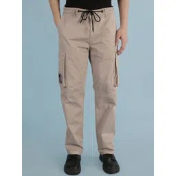 URA STREET Men Classic Straight Fit High-Rise Cargos Trousers-picture-25