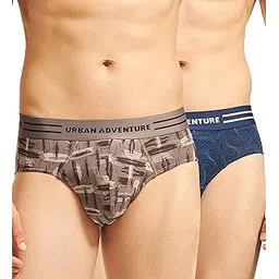 urban adventure Anti Bacterial Premium Micro Modal Spandex Printed Brief Underwear for Men with No Marks Waistband and StayFresh Treatment-picture-35