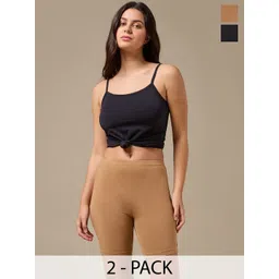 URBAN ADVENTURE Pack Of 2 High Coverage Mid-Rise Cycling Shorts-picture-32