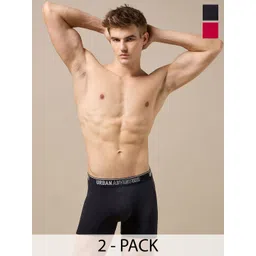 URBAN ADVENTURE Pack Of 2 Long Trunks 2UAM-003(BLACK-RED)-picture-35