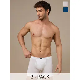 URBAN ADVENTURE Pack Of 2 Mid-Rise Trunk 2UAM-004(WHITE-LAGOON)-picture-15