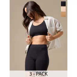 URBAN ADVENTURE Pack Of 3 Cotton High Coverage Cycling Shorts-picture-11