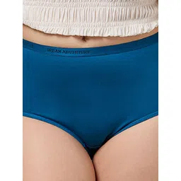 URBAN ADVENTURE Pack Of 3 High-Rise Hipster Briefs 3UAW-006(SKIN-GREY-LAGOON) image 4