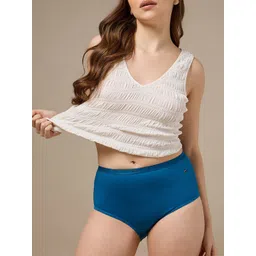 URBAN ADVENTURE Pack Of 3 High-Rise Hipster Briefs 3UAW-006(SKIN-GREY-LAGOON) image 3