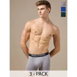 URBAN ADVENTURE Pack Of 3Anti-Odor Trunks 3UAM-003(ROYAL-LIGHT GREY-GREEN)-picture-25