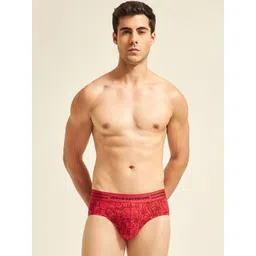 URBAN ADVENTURE Printed Ultra Soft Basic Briefs 1UAM-014-P(RED)-picture-13