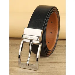 URBAN ALFAMI Men Black PU Belt-picture-19