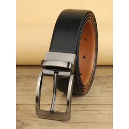 URBAN ALFAMI Men Black PU Formal Belt-picture-33