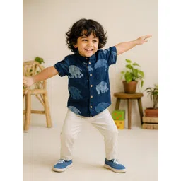 Urban Birdie Boys Comfort Animal Printed Casual Shirt-picture-21