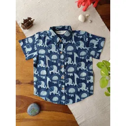 Urban Birdie Boys Comfort Animal Printed Casual Shirt-picture-34