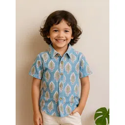 Urban Birdie Boys Comfort Printed Casual Shirt-picture-27