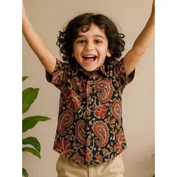 Urban Birdie Boys Comfort Printed Casual Shirt-picture-29