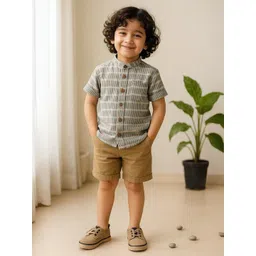 Urban Birdie Boys Comfort Printed Casual Shirt-picture-40
